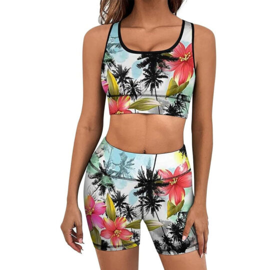 Bra and Short Yoga Sets